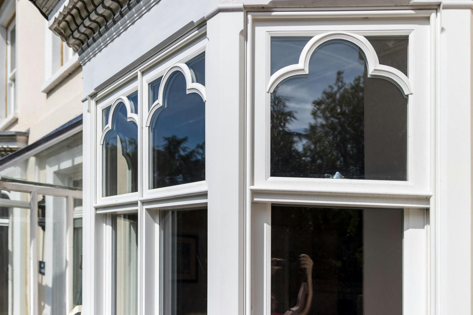 Bespoke Timber Sash Window Bay Outland Drive Weybridge