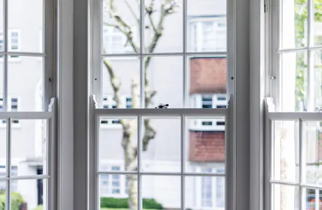 Georgian Style Traditional Sash Window Bay Burntwood Lane Tooting London