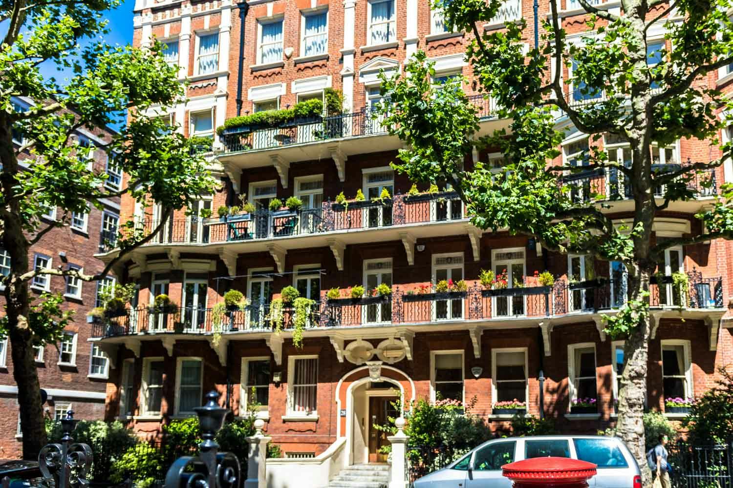 sash window replacement for whole house at Bramham Gardens Kensington