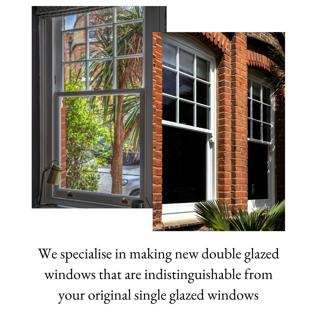 Wooden doubled glazed windows & doors